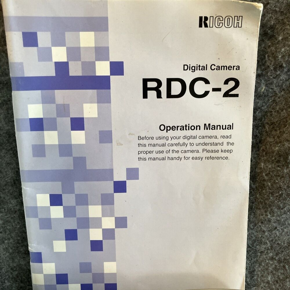 Vintage Ricoh RDC-2 Digital Camera System DM-2 LCD DR With Manuals - Picture 3 of 12